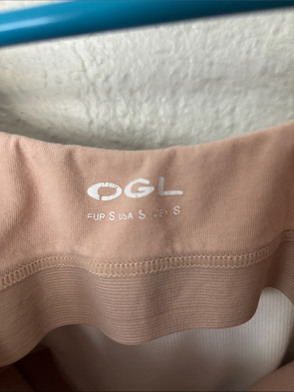OGL Cream Ribbed Scoop-Back Tank - Picture 3 of 3